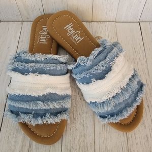 JULY 4TH SALE!! CORKYS- LOWKEY DENIM SANDALS